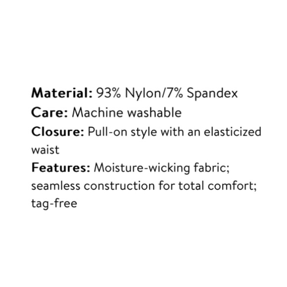 Athletic Works Seamless Tagless Boy Shorts Underwear - Picture 4 of 6